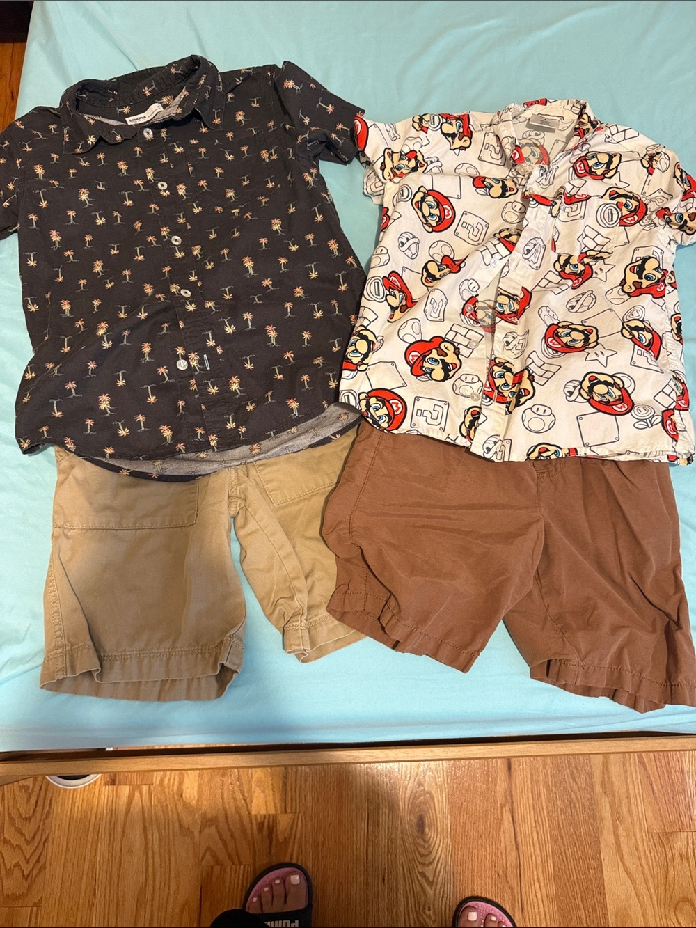 Sonoma Kids Cotton Shorts in Tan and Brown